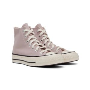 Mauve, pink converse